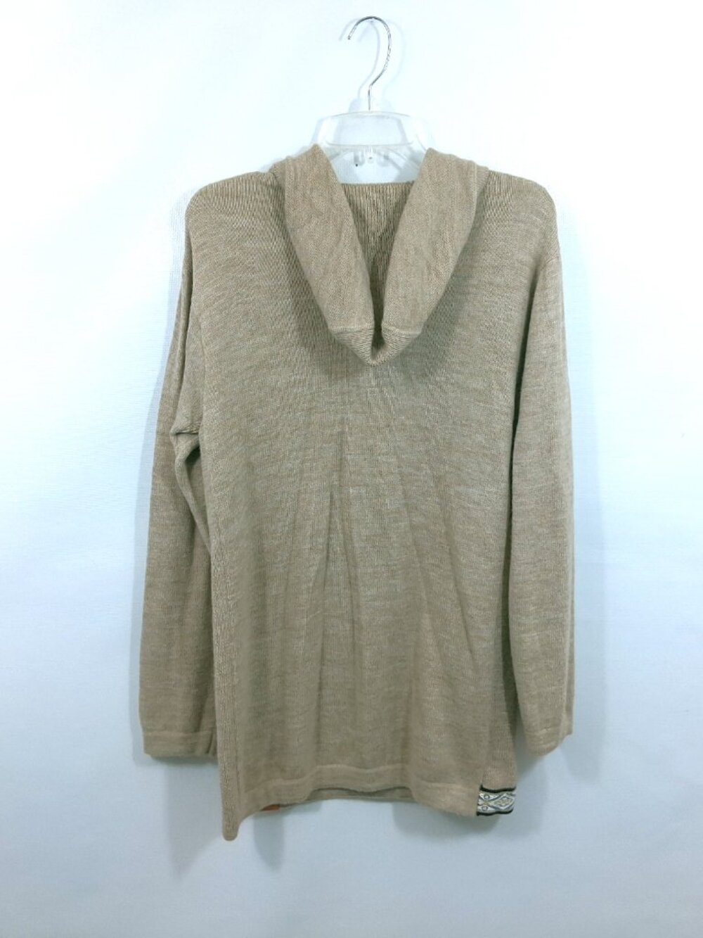 PAKA The Hoodie Alpaca Sweater Tan Unisex Women Men L - Picture 7 of 11